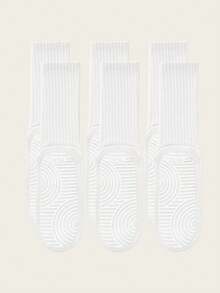 1/2/3 Pairs Women's Non-Slip Pilates Socks, Yoga Socks, Mid-Calf Non-Slip Ballet Socks, Pilates Gift - Multicolor - View 17