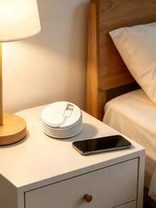 便攜式手機充電線收納器 防纏繞，桌面旅行通用線材捲線器，彈性便攜式耳機充電線捲線夾，適合通勤與旅行使用 - 彩色 - 查看 3
