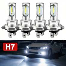 2Pcs LED Bulb Super Bright 6000k White CSP-Chips Replacement For Fog Lights Daytime Running Lights Instrument Lamp Car Door Lights Projector Lights Truck Door Lights Warning Light 2pcs, Highperformance Bulb, Longlasting Bulb, Automotive Led, Offroad - 6000K - View 1