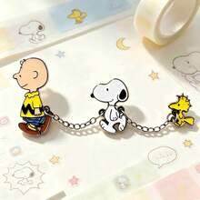 1pc 2026 New Snoopy Walking Brooch, Fun Casual Decoration, Suitable For Clothing, Pencil Case And More, Compact And Unique, Decorative Accessory, Perfect As A Gift Surprise For Friends And Family (Random Style) - Multicolor - View 3