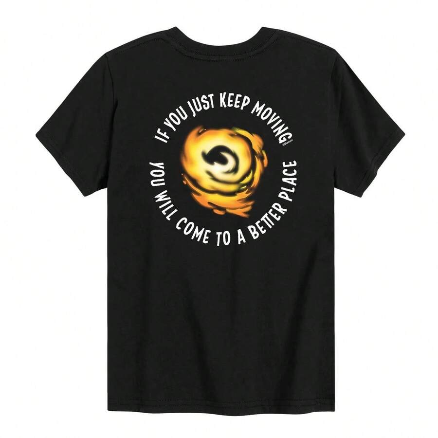 - El Último Airbender - Camiseta Gráfica de Manga Corta Better Place - Negro - Ver 1