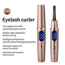 New Electric Eyelash Curler With Heating Clip And Battery Display, Long-Lasting Styling, Rechargeable, Portable Electric Heated Eyelash Curler, Electric Eyelash Curler - Multicolor - View 12