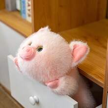 1pc 30cm/11.81in Cute Pig Plush Doll, Creative Cute Plush Pillow, Soft Heart-Shaped Cushion, Birthday, Valentine's Day Gift, Holiday Party Home Decor, Christmas Party Small Gift - Multicolor - View 9