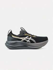 Asics Men's GEL-NIMBUS 28 GLITTER Running Shoes Low-Top 1011C343-001 - Dark Grey - View 2