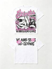 Men T-Shirts - 白色 - 查看 1