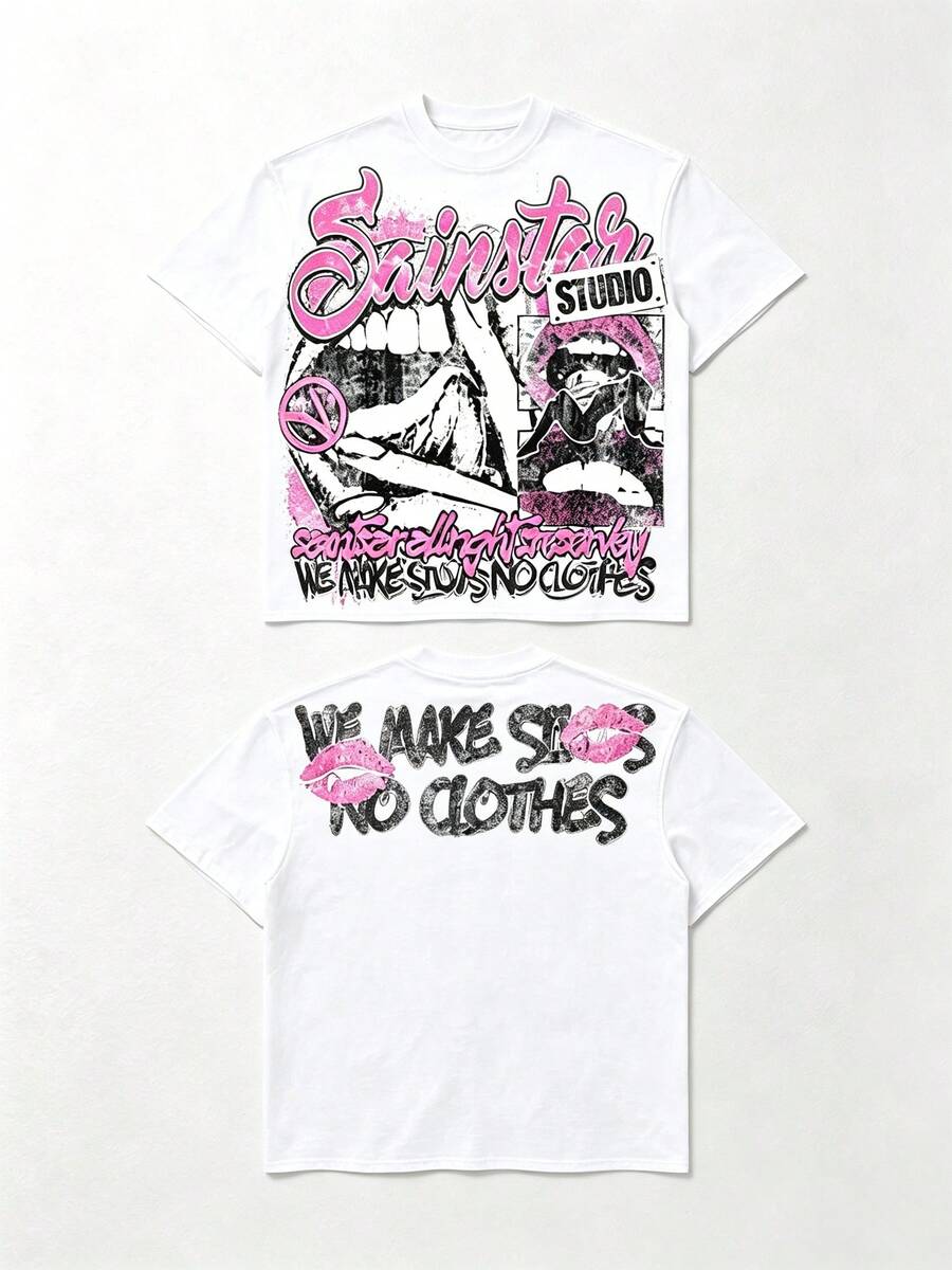 Men T-Shirts - 白色 - 查看 1