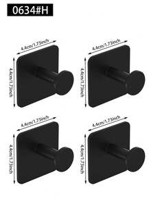 Heavy Duty Hooks - Bathroom, Kitchen And Home Towel Hooks, Easy Install Self-Adhesive Towel Hooks, Suitable For Clothes, Hats And Keys, Bathroom Accessories Hooks, Home Decor - Multicolor - View 13