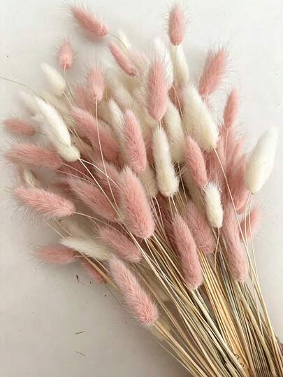 60/120/240 pezzi Bouquet di fiori artificiali in stile bohémien - Erba di coda di coniglio - Multicolore, Fiori di tarassaco - Adatti per decorazione di casa, matrimonio, ufficio, caffè - Regali per San Valentino e Festa della Mamma