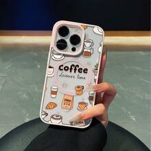 [24h Shipping From DE/FR/ES] Apple 17 16 15 Promax  21 22 23 24 25 26 Ultra Galaxy Phone Case: Magnetic Case With "Coffee Break Time" Print For Apple And , Featuring Coffee Cup, Coffee Bean, And Bread Patterns, Creative Cartoon Drop-Proof Protective Case, Unisex Fashion Phone Case, Suitable For IPhone 17 Pro Max, 17 Pro, 17, 16, 15, 14, 13, 12 - 1 Piece Of Picture Color - View 7