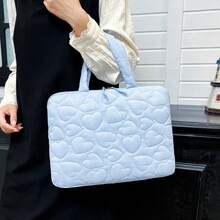 New Heart-Shaped Laptop Bag With Compartments , Laptop Cover - Multicolor - View 14