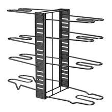 1PC Adjustable Pan Organiser Pot Saucepan Kitchen Storage Rack Holder Sturdy Shelf Double-Sided Pot Rack - View 7