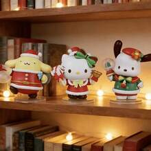 Sanrio Christmas Series Blind Box Random 1pc, PVC Exquisite Collectible Figurine Gift Box, Desktop Atmosphere Decor, Halloween Christmas New Year Birthday Universal Holiday Gift - Multicolor - View 5