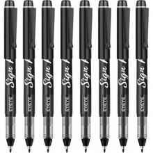 8pcs/Pack (Black, Blue, Red) - 1.0mm Tip - 0.6mm Line, Smooth Writing Ink Marker - Fine Tip Quick Dry - Multiple Styles - View 9