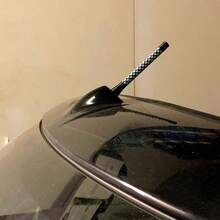 TRTY 1pc Universal Black & White Checkered Racing Short Car Antenna, AM/FM Radio, With M5/M6/M7 Brass Adapter Screws, Roof Antenna For Mini All Models, Chevrolet, GMC Sierra, Kia, SUV, Sedan, Truck, Exterior Racing Style Accessory - Mini Antenna - View 10
