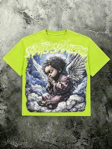 Women T-Shirts - 螢光綠 - 查看 1