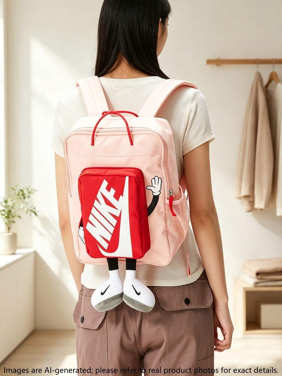 Nike 兒童背包 Y NK BOXY BKPK 極簡通勤後背包 學生包 HM9973-800 - HM9973-800 - 查看 1