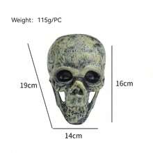 3PCS Halloween Skeleton Hand Ground Stake Set, Outdoor Lawn Cemetery Decoration, Haunted House Party Backdrop, Realistic Bone Skeleton - View 8