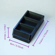 Flexible Design 3D Printed Trading Card Storage Tray, Modular Plastic Card Storage Box With Locking Mechanism, Waterproof Display Case, Suitable For Card Collection - Multicolor - View 6