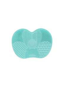 3/1pc Silicone Makeup Brush Cleaning Pad, Portable Makeup Brush Washing Mat, Multi-Texture Zoned Makeup Brush Cleaning Tool - Multicolor - View 7