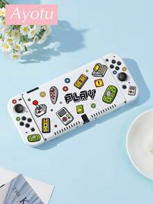 Ayotu 卡通遊戲機圖案保護殼與配件,相容於 Switch/Switch OLED/Switch Lite,包含保護殼、收納袋、底座殼、控制器保護套及其他多款配件,開學禮物/生日禮物/週年禮物 - 查看 20
