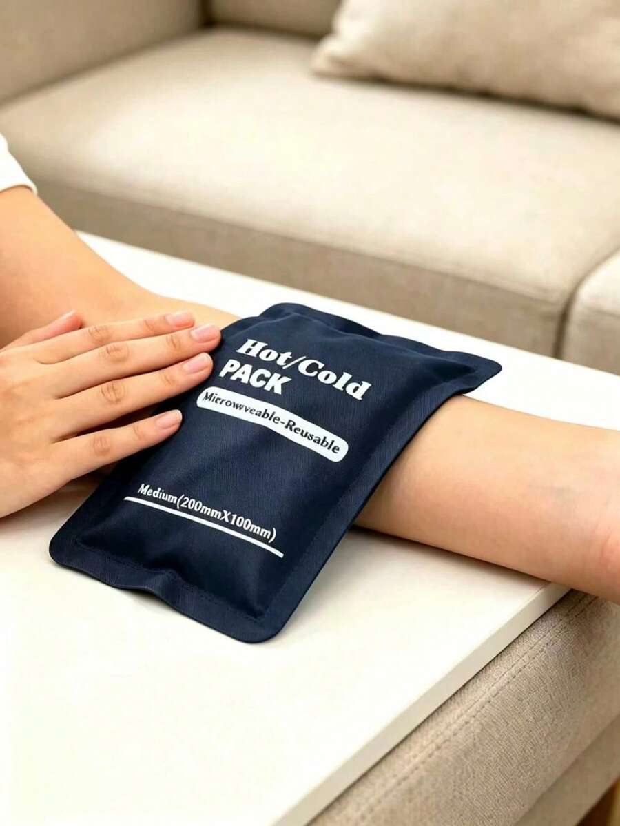 2/1pc Gel Ice Pack, Soft Reusable Hot & Cold Compress, Relieves Joint And Muscle Pain, Flexible Relief For Shoulder, Back, Knee, Neck And Ankle Injuries - View 1