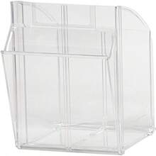 2026-HOT:-TiltView Sistema de Almacenamiento Plástico con dos bandejas inclinadas, 23-5/8-Inch Wide, 14-Inch High, 12-5/16-Inch Deep, Piedra - Cuantro Bandejas - Ver 9