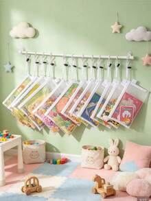 2pcs/5pcs/8pcs/16pcs Kids Mesh Storage Bag Set, Zippered Organizer Bags For Puzzles, Building Blocks And Children's Learning Supplies - Multicolor - View 2