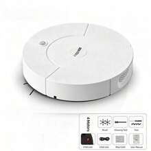 Smart Robot Vacuum Cleaner, Automatic Self-Cleaning Sweep And Mop All-In-One Home Cleaning Machine, Large Water Tank, 300ml Large Dust Bin, Child Lock Function, Fast Charging, Intelligent Noise Reduction - Smart Ultra-thin Robot Vacuum - View 11