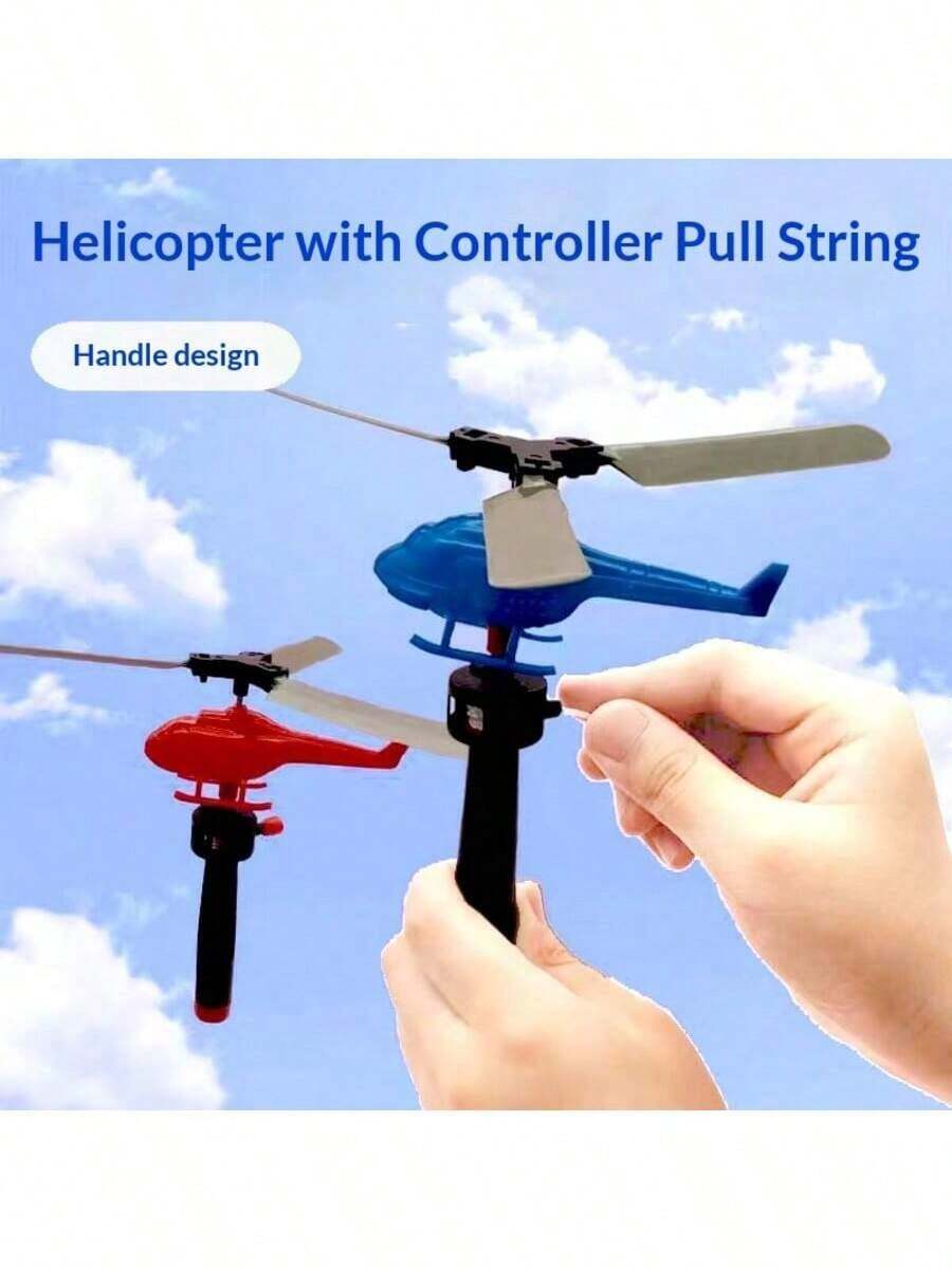 1/5/10/20pcs Airplane Toy Flying Helicopter, 360° Rotating Helicopter Airplane Toy, Suitable For Boys And Girls, Bulk Toy Party Favors Classroom Prizes, Piñata Fillers, Gift Bag Fillers, Random Styles And Colors (Product Requires Self-Assembly)
