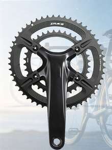 ZRACE Road Cycling Asymmetric Chainring 7075AL Black 50-34T 52-36T 53-39T 110BCD 4-Bolts For 105 Ultegra DURA-ACE 10/11/12 Speed - Black - View 6