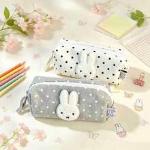 1 buah Tas Penyimpanan Miffy Baru 2026, Tas Penyimpanan Kecil Lucu Motif Polkadot, Penampilan Menawan, Cocok Untuk Ulang Tahun, Pesta, Liburan, Hadiah untuk Penggemar, Mainan Kejutan, Hadiah untuk Teman dan Keluarga (Model Acak) - MultiWarna - View 2