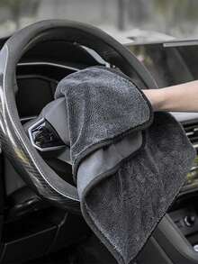Premium Microfiber Drying Towel - Double-Twisted Microfiber, Edgeless And Scratch-Free Design, Super Absorbent And Lint-Free, Durable, Washable 120 Times - Ideal For Cleaning And Detailing - A - View 4