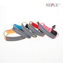 Reflective Elastic Cycling Leg Bands For Road And Mountain Bikes, Leg Straps For Riding - RBK-17-orange - View 5