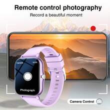 New Full Touch High-Definition Fashion Smart Watch, Supports Wireless Calling (Dialing, Answering), Sports Monitoring, Message Notification, Multi-App Reminder, Compatible With Android And IOS Phones, Perfect Gift For Women - Multicolor - View 4