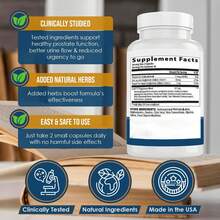 High Demand!Prostate Capsules 60 Counts Natural Herbal Dietary Supplement Daily Nutritional Support For Men.Women Daily Nutrient Support! - 75ml - View 2