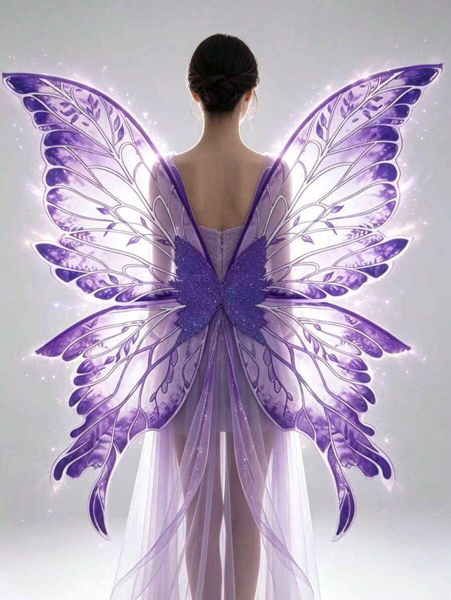 Butterfly Wings Adult Halloween Fairy Butterfly Wings Performance Costume Party Holiday Use - Multicolor - View 1