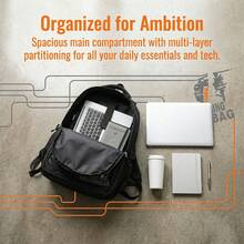 Men Functional Backpacks - Grey - View 7