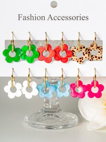 Ensemble multicolore 6i, style multicolore mélangé - Lot de 6 paires multicolores - Voir 1