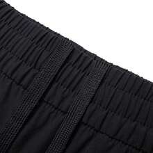Adidas Women's Clover Cargo Pants Drawstring Cuffed Pleated Woven Trousers - Black/Pink - View 10