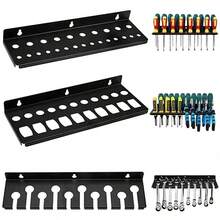 Screwdriver Organizer Tool Rack Holder Wall Mounted Screwdriver Holder Rack - Black - View 1