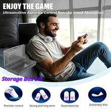 Touchscreen Thumb Caps, Sweat-Proof Breathable Seamless Touchscreen Finger Protectors, Smooth Sliding, Lightweight And Comfortable, Enhanced Gaming Experience - White - View 5