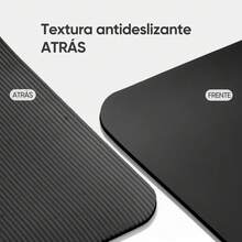 Tapete Portátil Yoga Pilates Ejercicio 10 Mm Antideslizante - Negro - Ver 2