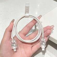 Charger And Cable Protection Set, Durable Apple 18-20W Charging Cable Protector, Anti-Breakage Cable Organizer - Multicolor - View 8