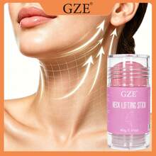 GZE Barra Levanta Cuello 40g/1.41oz Bola Rodante Barra Reafirmante de Cuello Portátil Crema Antienvejecimiento Reafirmante de Cuello Suaviza Líneas del Cuello Levanta la Línea de la Mandíbula - 40g - Ver 2
