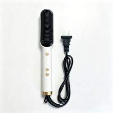 Straightening Brush, Straightener, Negative Ion Volumizing Curler And Straightener, Suitable For Creating Voluminous Hairstyles And Straight Hair Effects. Heat-Resistant Design. Home, Office, Dorm, Hair Styling Tool - US A Type Plug(110-127V) - View 11