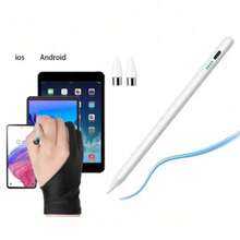 High Precision Sensitivity Capacitive Stylus Pen, With 2 Replaceable Tips + Data Cable, USB Rechargeable Battery, Compatible With IOS, Android, Tablet And Other Electronic Devices - Perfect Holiday Gift - Multicolor - View 9