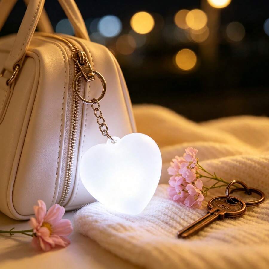 LED Automatic Sensor Light Strip | Starry Night Sensor Light, Keychain Decorative Light, Party Gift Toy Light, Portable Mini Night Light, Suitable For Handbags, Wallets And Makeup Bags (White Light), USB Rechargeable Battery