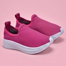 COMBO 2 Tenis Infantil Menina Escolar | Slip On, Calce Fácil Ideal Para Todas as Ocasiões | PEÇA JÁ! - Nude + Pink - Visão 9