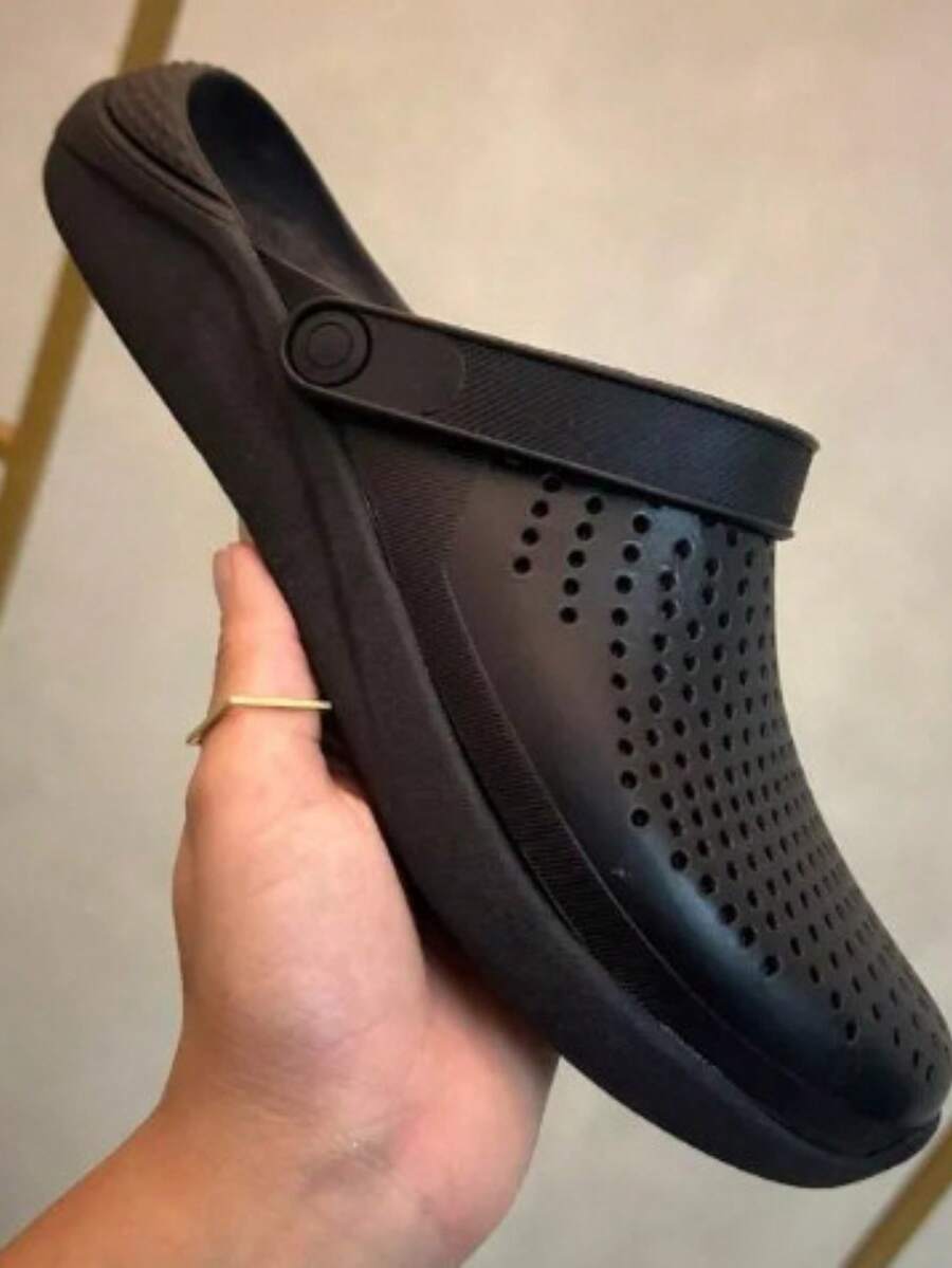 Chinelo Sandália Babuche Ortopédica Anatômica Esporão Feminino Boaonda Nellie - preto/preto - Visão 1