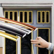 3 أمتار من شريط زخرفي ذاتي اللصق من مادة PVC، مناسب للجدران والأبواب والنوافذ والأثاث، يوفر تأثير حواف سلسة - A - مشاهدة 1